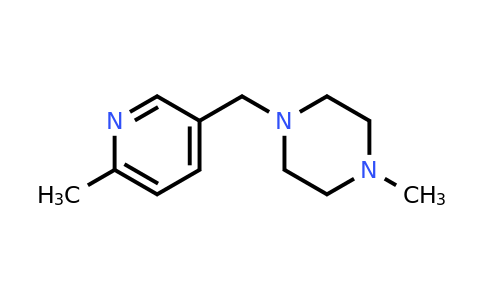 1245646-56-3 | 1-Methyl-4-((6-methylpyridin-3-yl)methyl)piperazine