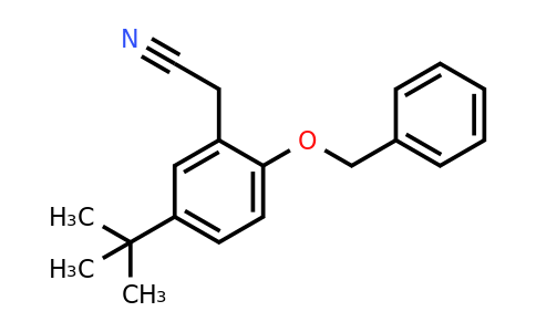 1246213-26-2 | 2-(2-(Benzyloxy)-5-(tert-butyl)phenyl)acetonitrile