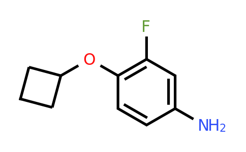 1247239-61-7 | 4-Cyclobutoxy-3-fluoroaniline