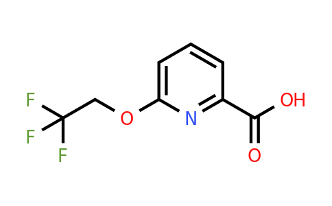 1247503-48-5 | 6-(2,2,2-Trifluoroethoxy)picolinic acid