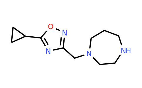 1249732-62-4 | 1-[(5-Cyclopropyl-1,2,4-oxadiazol-3-yl)methyl]-1,4-diazepane