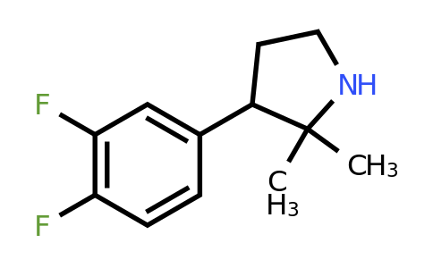 1251094-81-1 | 3-(3,4-Difluorofenil)-2,2-dimetilpirrolidina