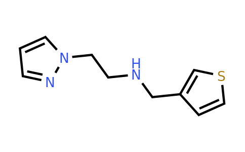 1251140-55-2 | 2-(1h-Pyrazol-1-yl)-N-(thiophen-3-ylmethyl)ethan-1-amine
