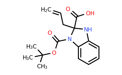 1255574-64-1 | 2-Allyl-1-(tert-butoxycarbonyl)-2,3-dihydro-1H-benzo[d]imidazole-2-carboxylic acid