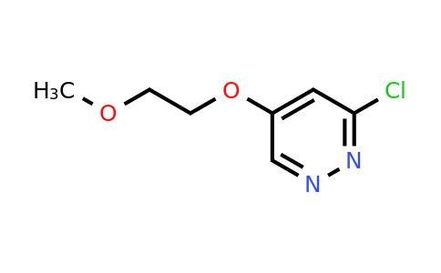 1256038-18-2 | 3-Chloro-5-(2-methoxyethoxy)pyridazine