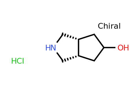 1256240-40-0 | (3aR,6aS)-1,2,3,3a,4,5,6,6a-Octahydrocyclopenta[c]pyrrol-5-ol hydrochloride