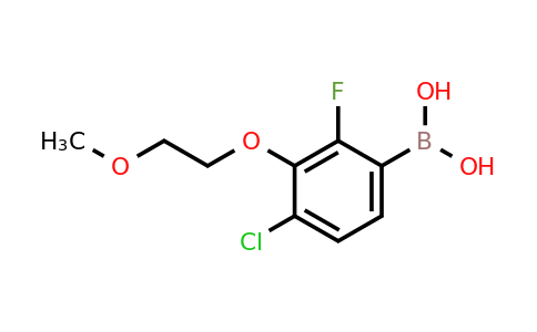 1256346-26-5 | 4-Chloro-2-fluoro-3-(2-methoxyethoxy)phenylboronic acid
