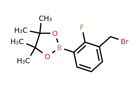 1256360-37-8 | 2-(3-(Bromometil)-2-fluorofenil)-4,4,5,5-tetrametil-1,3,2-dioxaborolano