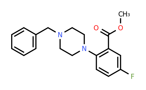 1256633-30-3 | methyl 2-(4-benzylpiperazin-1-yl)-5-fluorobenzoate