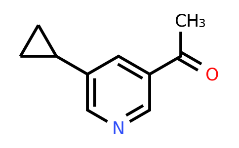 1256818-46-8 | 1-(5-Cyclopropylpyridin-3-yl)ethanone