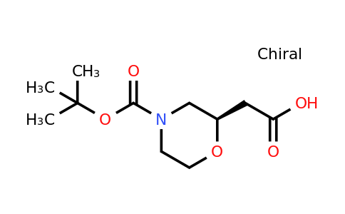 1257848-48-8 | (R)-2-(4-(tert-Butoxycarbonyl)morpholin-2-yl)acetic acid