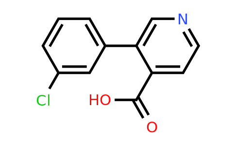 1258626-13-9 | Ácido 3-(3-clorofenil)isonicotínico