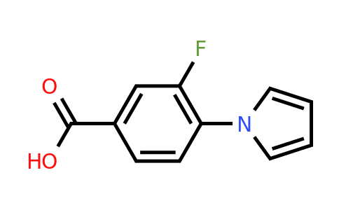 1258649-91-0 | 3-Fluoro-4-(1H-pyrrol-1-yl)benzoic acid