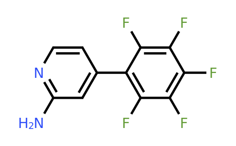 1259477-46-7 | 2-Amino-4-(perfluorophenyl)pyridine