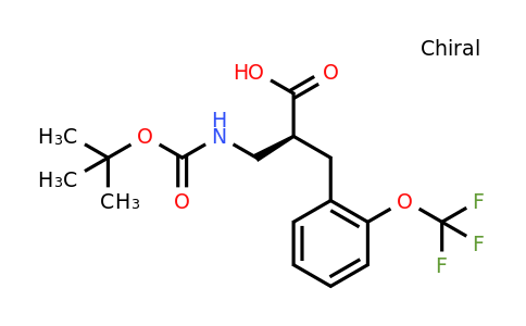 1260589-24-9 | (S)-2-(Tert-butoxycarbonylamino-methyl)-3-(2-trifluoromethoxy-phenyl)-propionic acid