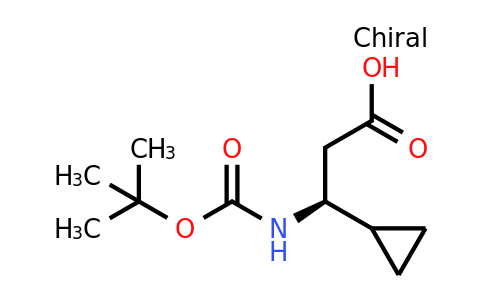 1260604-09-8 | (S)-3-Tert-butoxycarbonylamino-3-cyclopropyl-propionic acid
