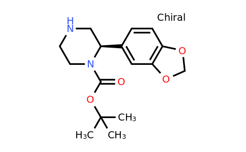 1260618-92-5 | (R)-2-Benzo[1,3]dioxol-5-YL-piperazine-1-carboxylic acid tert-butyl ester