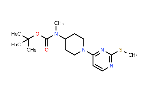 1261232-35-2 | tert-butyl methyl(1-(2-(methylthio)pyrimidin-4-yl)piperidin-4-yl)carbamate