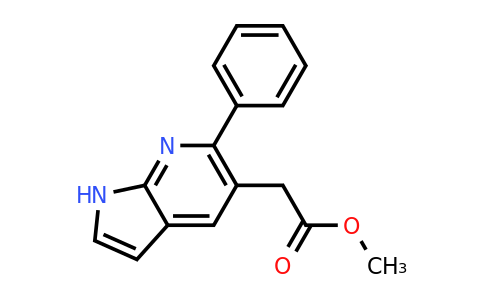 1261435-55-5 | 6-fenil-1H-pirrolo[2,3-b]piridina-5-acetato de metilo