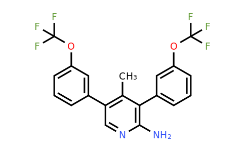 1261454-30-1 | 2-Amino-4-methyl-3,5-bis(3-(trifluoromethoxy)phenyl)pyridine