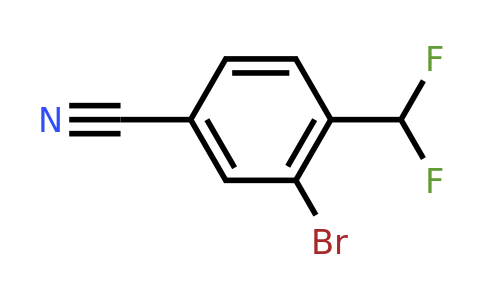 1261476-24-7 | 3-Bromo-4-(difluoromethyl)benzonitrile
