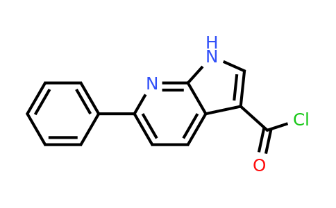 1261492-97-0 | 6-Phenyl-1H-pyrrolo[2,3-b]pyridine-3-carbonyl chloride
