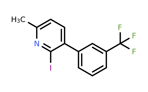 1261497-45-3 | 2-Iodo-6-methyl-3-(3-(trifluoromethyl)phenyl)pyridine