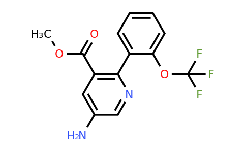 1261503-62-1 | Methyl 5-amino-2-(2-(trifluoromethoxy)phenyl)nicotinate