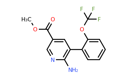 1261503-72-3 | Methyl 6-amino-5-(2-(trifluoromethoxy)phenyl)nicotinate