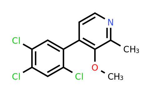 1261521-06-5 | 3-Methoxy-2-methyl-4-(2,4,5-trichlorophenyl)pyridine