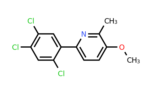 1261567-03-6 | 3-Methoxy-2-methyl-6-(2,4,5-trichlorophenyl)pyridine