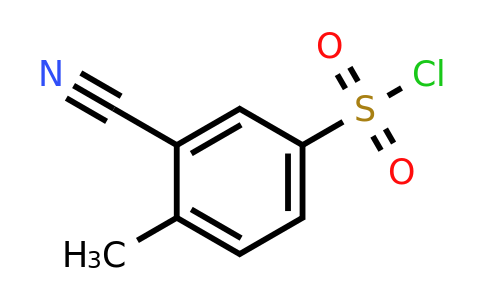 1261582-58-4 | 3-Cyano-4-methylbenzene-1-sulfonyl chloride