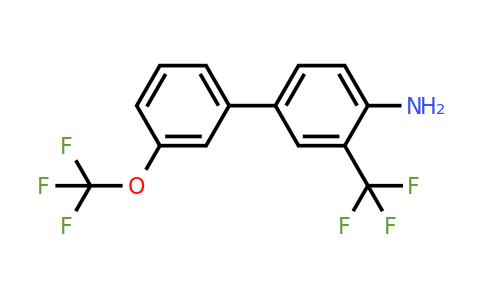 1261610-94-9 | 4-Amino-3'-(trifluoromethoxy)-3-(trifluoromethyl)biphenyl 1261610-94-9 | 4-Amino-3'-(trifluoromethoxy)-3-(trifluoromethyl)biphenyl