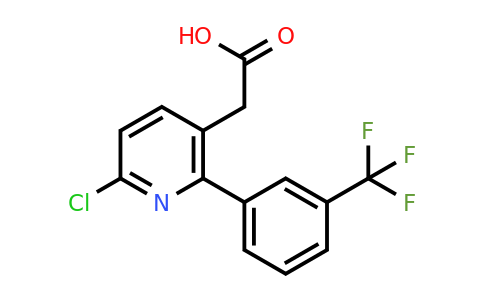 1261632-40-9 | 6-Chloro-2-(3-(trifluoromethyl)phenyl)pyridine-3-acetic acid