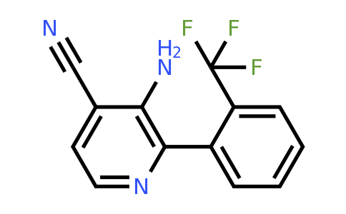 1261635-57-7 | 3-Amino-2-(2-(trifluoromethyl)phenyl)isonicotinonitrile