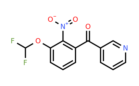 1261658-47-2 | 3-(3-(Difluoromethoxy)-2-nitrobenzoyl)pyridine