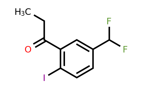 1261676-99-6 | 5'-(Difluoromethyl)-2'-iodopropiophenone