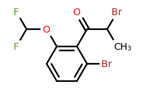1261745-07-6 | 2,2'-Dibromo-6'-(difluoromethoxy)propiophenone