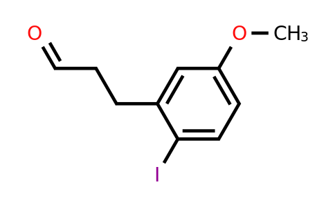 1261747-43-6 | 3-(2'-Iodo-5'-methoxyphenyl)propionaldehyde