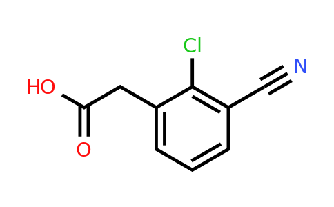 1261759-53-8 | 2-Chloro-3-cyanophenylacetic acid