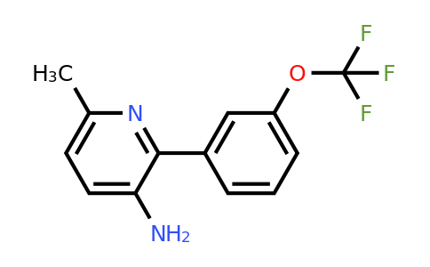 1261794-34-6 | 3-Amino-6-methyl-2-(3-(trifluoromethoxy)phenyl)pyridine