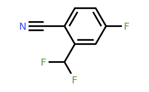 1261825-82-4 | 2-(Difluoromethyl)-4-fluorobenzonitrile