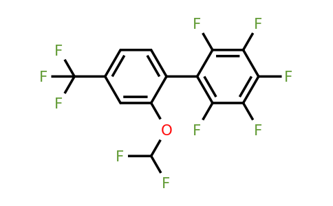 1261847-44-2 | 2'-Difluoromethoxy-2,3,4,5,6-pentafluoro-4'-(trifluoromethyl)biphenyl 1261847-44-2 | 2'-Difluoromethoxy-2,3,4,5,6-pentafluoro-4'-(trifluoromethyl)biphenyl