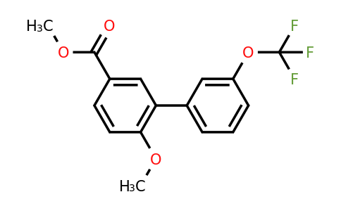 1261855-58-6 | Methyl 6-methoxy-3'-(trifluoromethoxy)biphenyl-3-carboxylate 1261855-58-6 | Methyl 6-methoxy-3'-(trifluoromethoxy)biphenyl-3-carboxylate