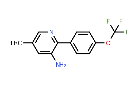 1261862-97-8 | 3-Amino-5-methyl-2-(4-(trifluoromethoxy)phenyl)pyridine