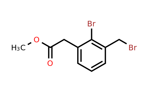1261878-40-3 | Methyl 2-bromo-3-(bromomethyl)phenylacetate