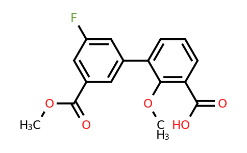1261911-73-2 | Ácido 3-(3-fluoro-5-metoxicarbonilfenil)-2-metoxibenzoico