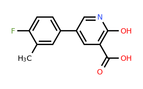 1261930-54-4 | 5-(4-Fluoro-3-methylphenyl)-2-hydroxynicotinic acid