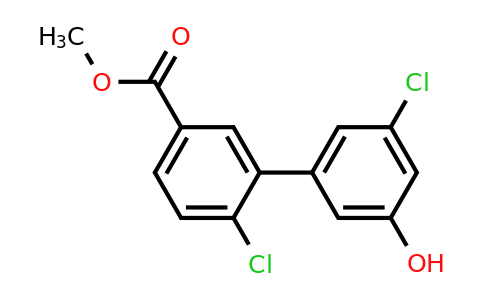 1261931-82-1 | 3-Chloro-5-(2-chloro-5-methoxycarbonylphenyl)phenol