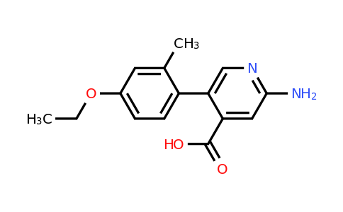 1261950-56-4 | 2-Amino-5-(4-ethoxy-2-methylphenyl)isonicotinic acid